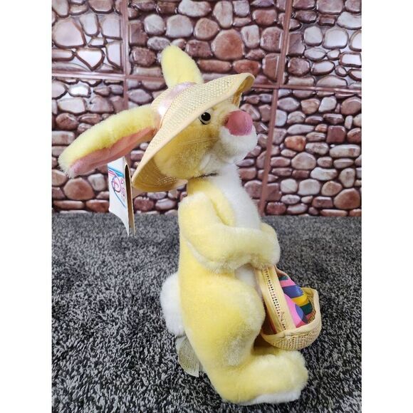 NWT Vintage 90's Disney Easter Rabbit 9" Plush Doll Winnie the Pooh Stuffed Toy - Picture 1 of 5